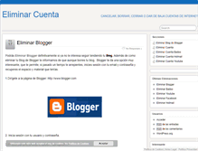 Tablet Screenshot of eliminarcuenta.com